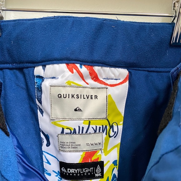 Youth Quiksilver Estate Snow Ski Pants Size 10 - Picture 4 of 4